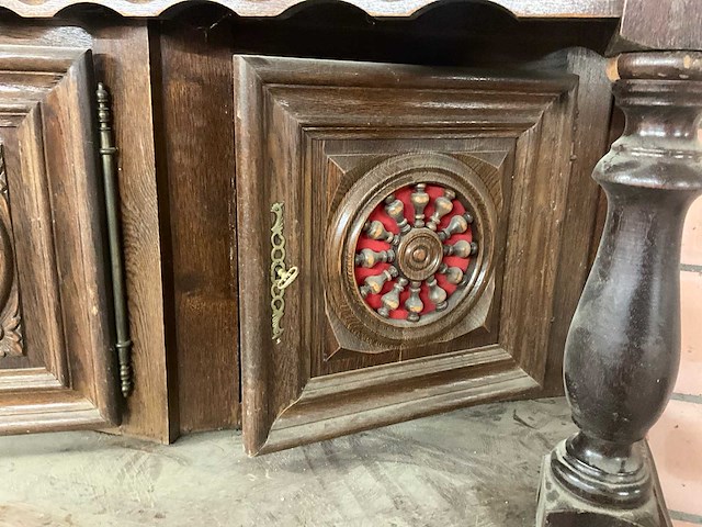 Houten wandkast/buffetkast - afbeelding 6 van  10