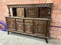 Houten wandkast/buffetkast - afbeelding 6 van  10