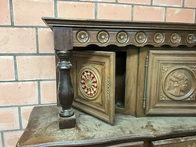 Houten wandkast/buffetkast - afbeelding 5 van  10