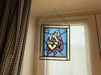 Houten wandplankje met accessoires - afbeelding 5 van  9