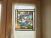 Houten wandplankje met accessoires - afbeelding 6 van  9