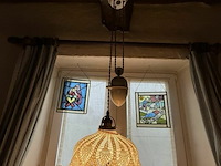 Houten wandplankje met accessoires - afbeelding 7 van  9