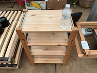 Houten wandrek (2x) - afbeelding 1 van  2
