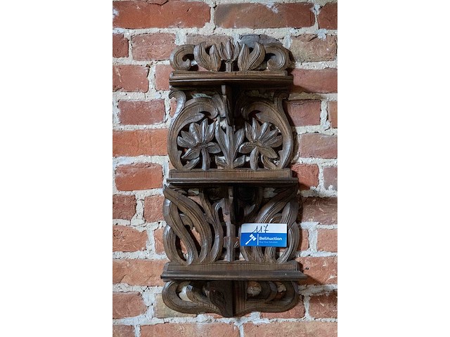 Houten wandrekje - afbeelding 1 van  2