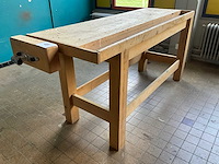 Houten werkbank - afbeelding 1 van  5
