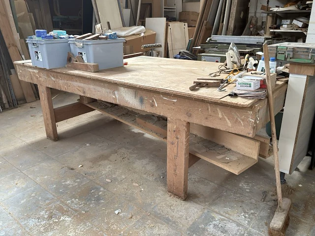 Houten werkbank - afbeelding 3 van  5