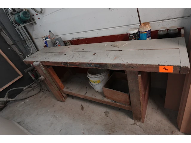 Houten werkbank - afbeelding 1 van  2