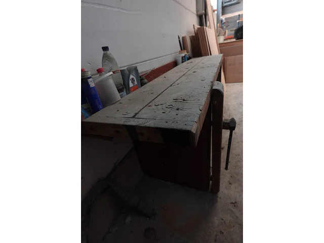 Houten werkbank - afbeelding 2 van  2