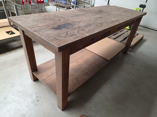 Houten werkbank/wandtafel nn - afbeelding 3 van  3