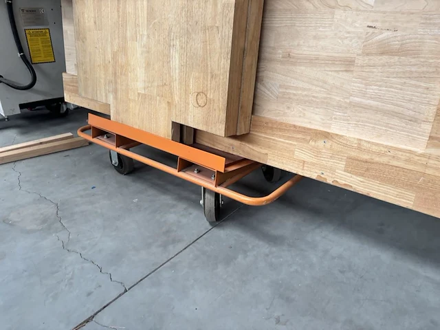Houten werkbladen incl kar - afbeelding 4 van  4