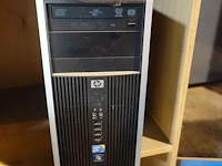 Houten werkstation + computer hp - afbeelding 3 van  4