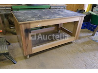 Houten werktafel - afbeelding 4 van  5