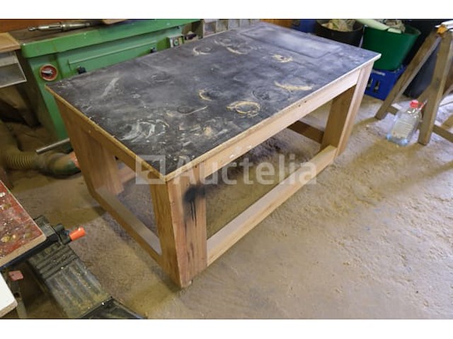 Houten werktafel - afbeelding 5 van  5