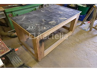 Houten werktafel - afbeelding 5 van  5