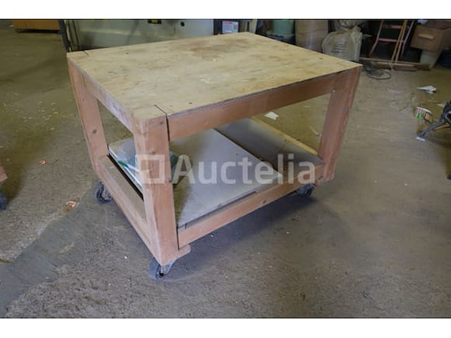 Houten werktafel - afbeelding 1 van  6