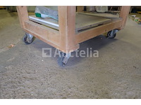 Houten werktafel - afbeelding 2 van  6