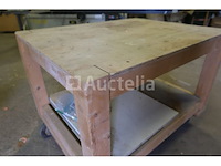 Houten werktafel - afbeelding 3 van  6