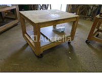 Houten werktafel - afbeelding 5 van  6
