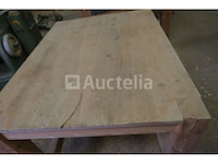 Houten werktafel - afbeelding 3 van  4
