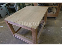Houten werktafel - afbeelding 4 van  4