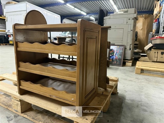 Houten wijnrek - afbeelding 2 van  3