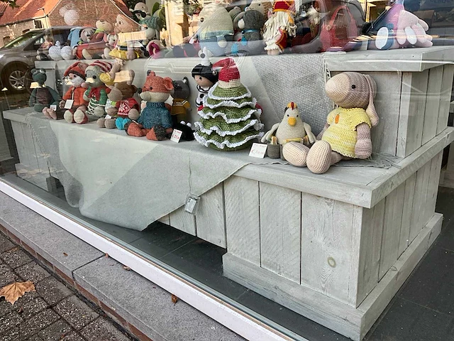 Houten winkel meubilair (3x) - afbeelding 3 van  12