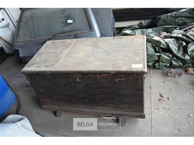 Houten zeekist - afbeelding 1 van  4