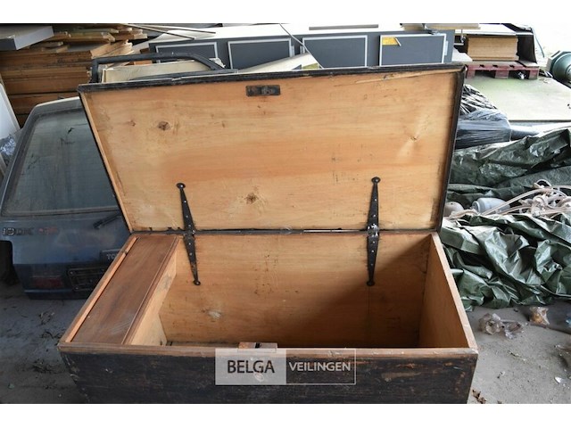 Houten zeekist - afbeelding 3 van  4