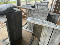 Houten zitbank (5x) - afbeelding 3 van  3