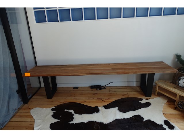 Houten zitbank - afbeelding 1 van  2