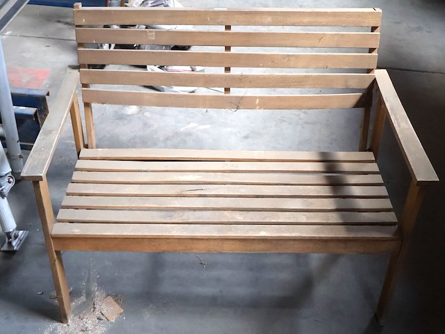 Houten zitbank - afbeelding 2 van  4