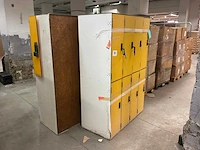 Houten zwembadlockers (2x)