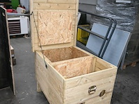 Houten zwerfkattenbak - afbeelding 4 van  7