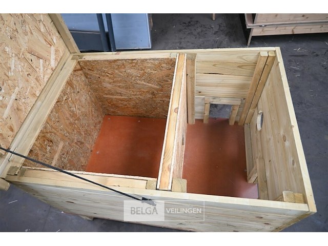 Houten zwerfkattenbak - afbeelding 5 van  7
