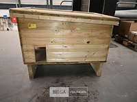 Houten zwerfkattenbak - afbeelding 2 van  7