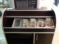 Houten/inox bestekkast - afbeelding 1 van  4