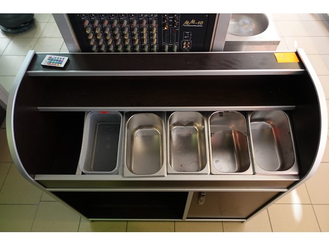 Houten/inox bestekkast - afbeelding 2 van  4