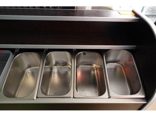 Houten/inox bestekkast - afbeelding 3 van  4