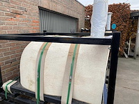 Houtgestookte ronde witte pizza-oven - afbeelding 7 van  7