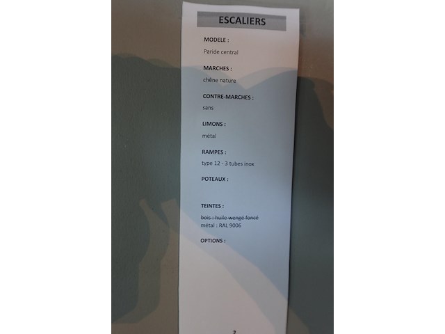Hout/metalen trap - afbeelding 3 van  3