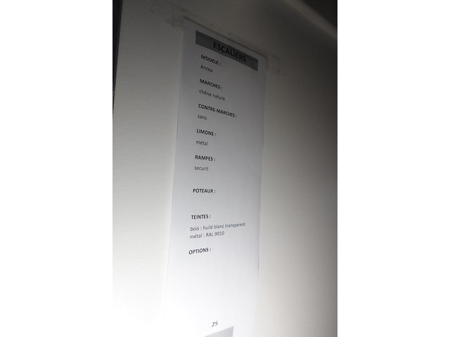 Hout/metalen trap - afbeelding 4 van  4