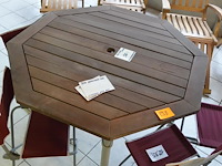 Hout/metalen tuinset - afbeelding 2 van  3