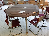 Hout/metalen tuinset - afbeelding 3 van  3