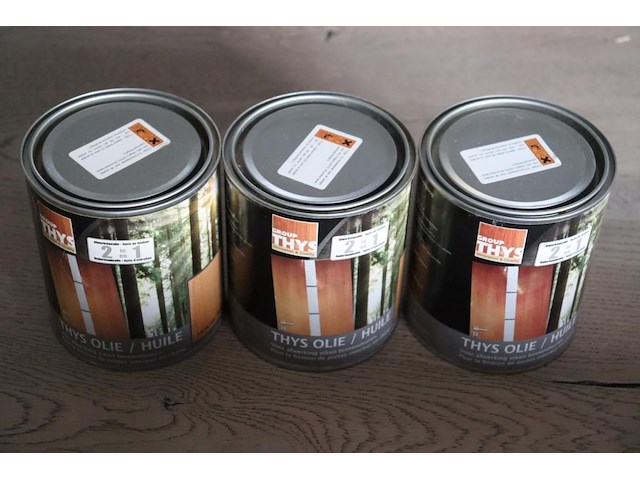 Houtolie 3x 1 liter thys - afbeelding 1 van  3