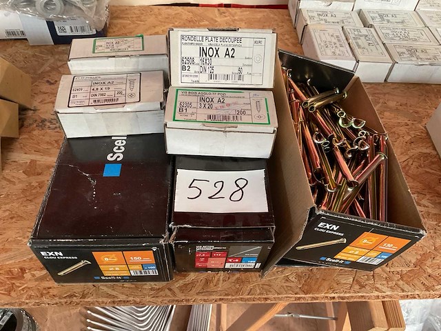 Houtschroeven slagpluggen deels inox - afbeelding 1 van  5