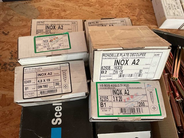 Houtschroeven slagpluggen deels inox - afbeelding 4 van  5