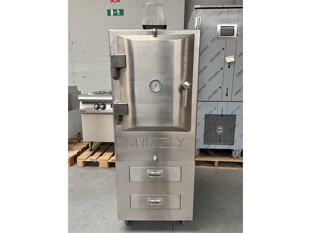 Houtskool oven grizzly pro inox - afbeelding 3 van  7