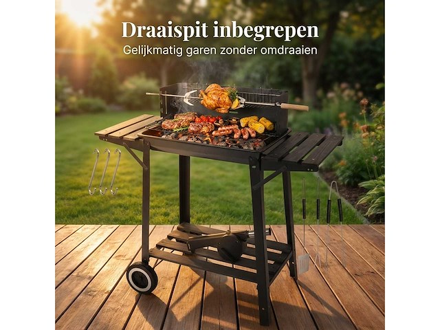 Houtskoolbarbecue - afbeelding 4 van  6