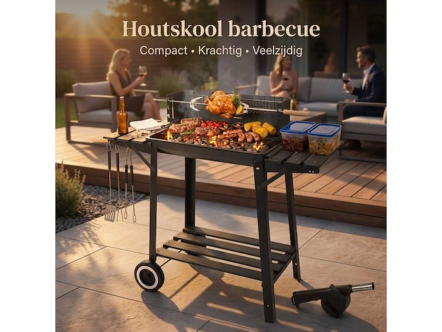 Houtskoolbarbecue - afbeelding 6 van  6
