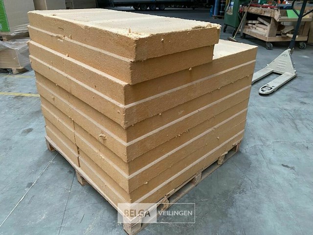 Houtwol platen (dak plaat) (9x) - afbeelding 2 van  2